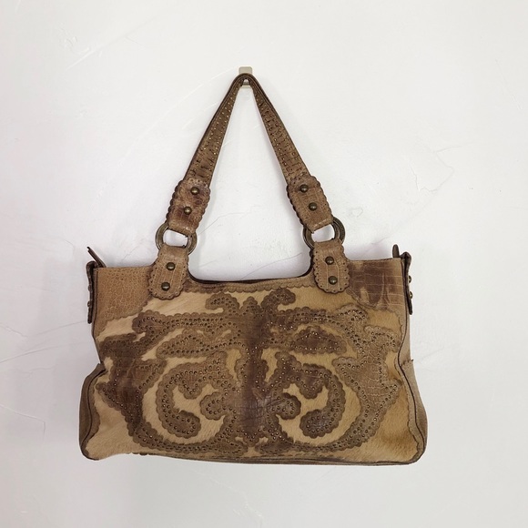 Isabella Fiore Handbags - ISABELLA FIORE || Pony Hair Leather Purse